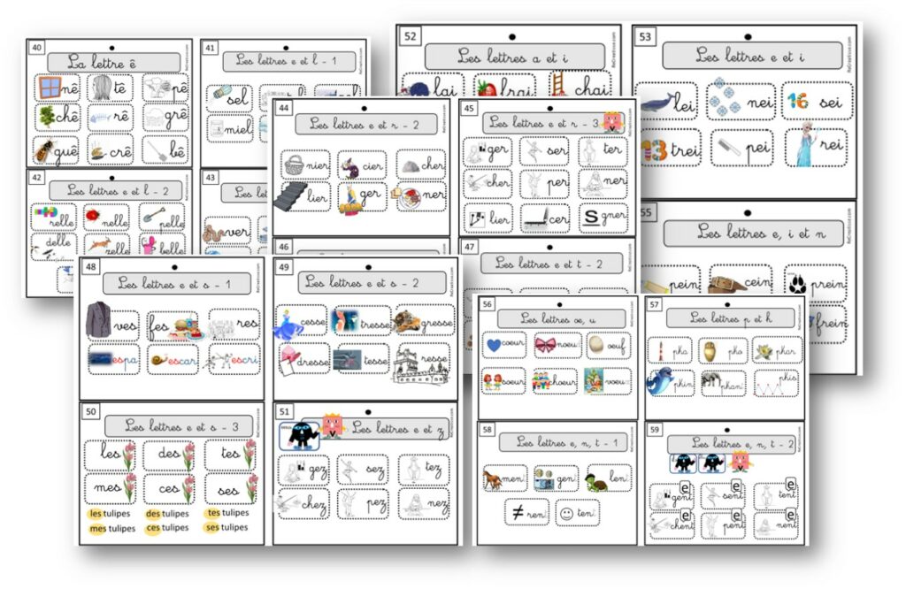 CARTES LECTURE Syllabes • ReCreatisse