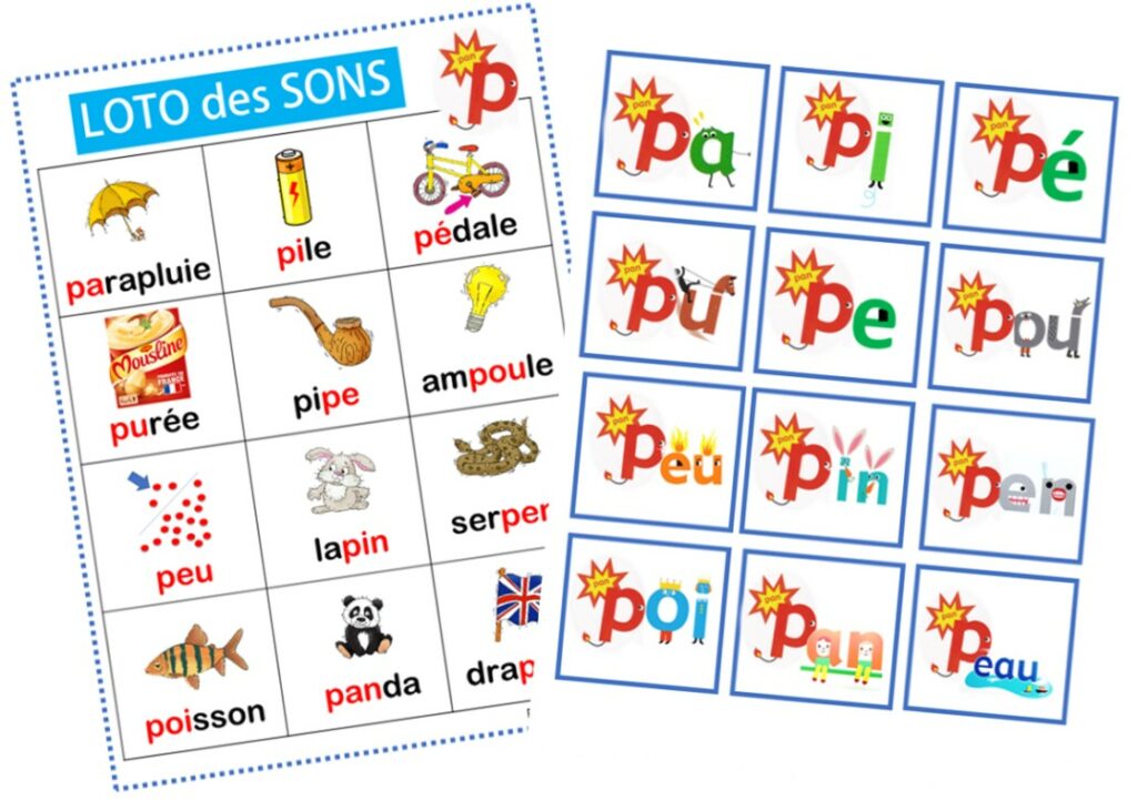 Je Joue Et J'apprends : LOTO DES SONS • ReCreatisse