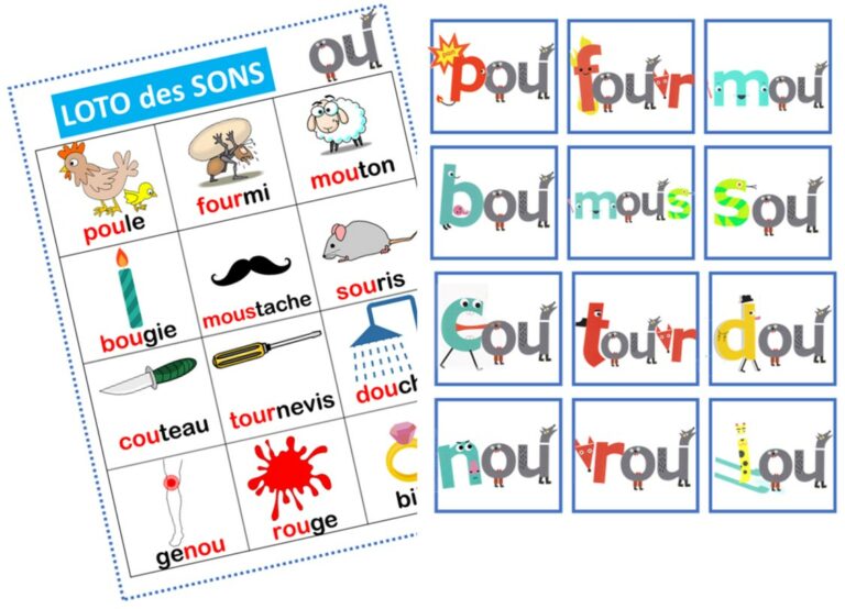 Je Joue Et J Apprends Loto Des Sons Recreatisse